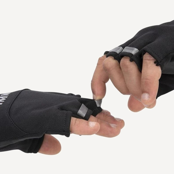 Перчатки Simms Freestone Half Finger Mitt (; L; Black)